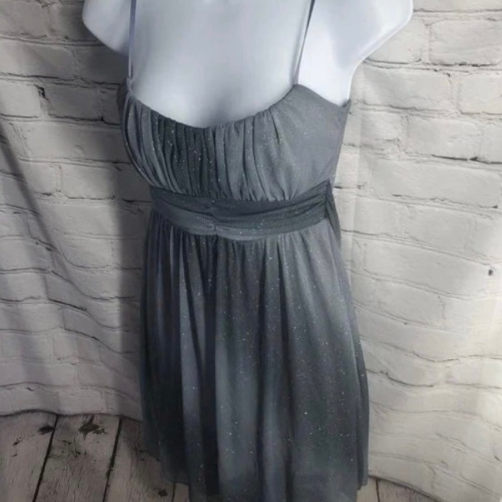 Silver sparkly dress